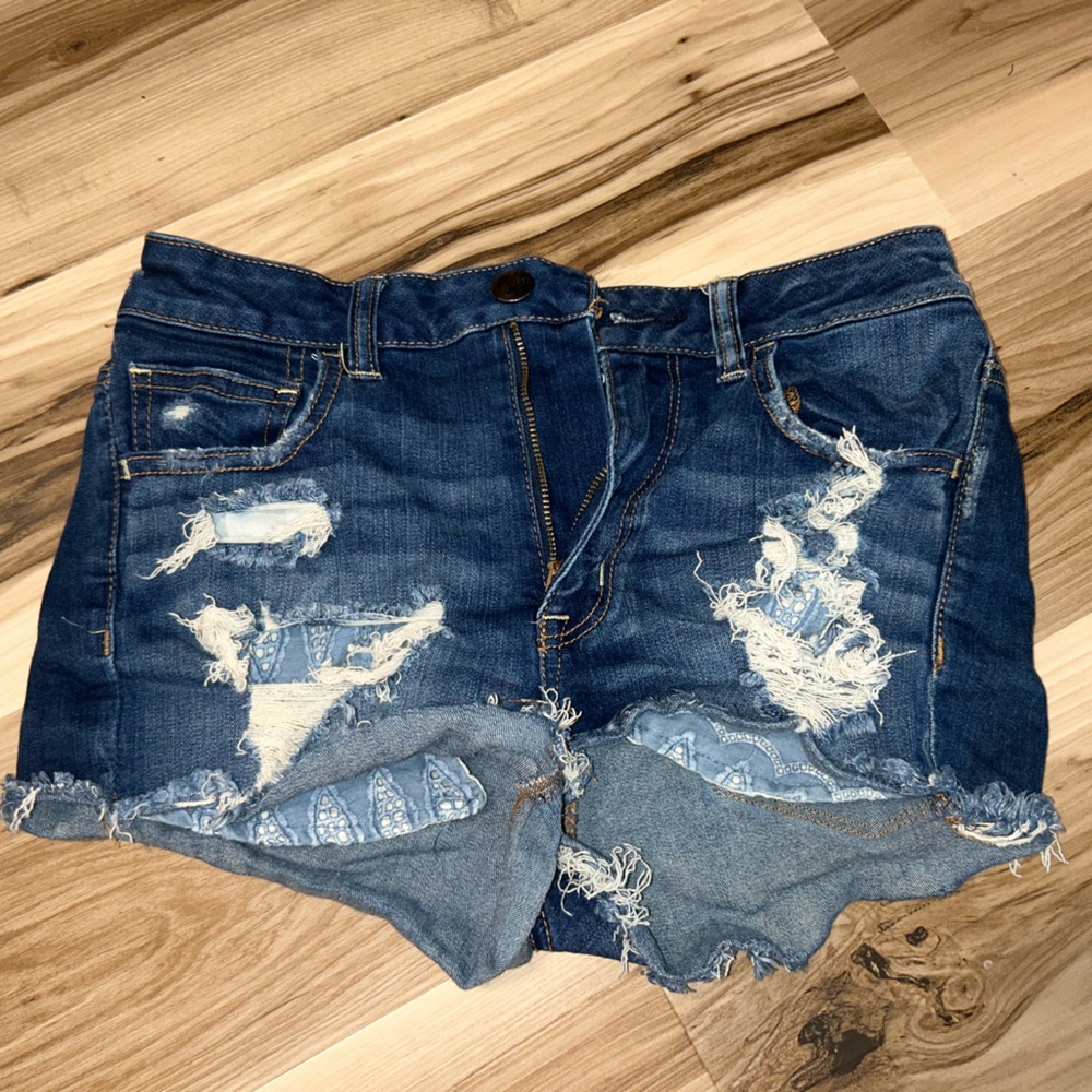 American eagle jean shorts